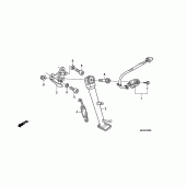 Схема вузла: Підставка для Honda CB600F Hornet