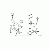 Схема вузла: Chrome light bar (neo-retro) для Honda VTX1800