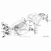 Схема узла: Сиденье для Honda ST1300 Pan-European Police