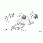 Схема вузла: Масляний насос & Піддон для Honda NC700