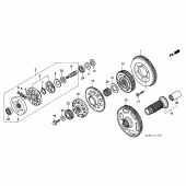 Схема узла: Primary drive gear для Honda GL1500 Gold Wing Special Edition