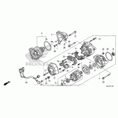 Схема узла: Генератор для Honda ST1300 Pan-European Police