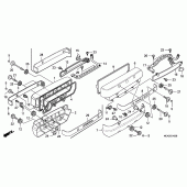 Схема узла: Клапанная крышка для Honda GL1800 Gold Wing