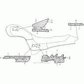 Схема вузла: Наклейки для Honda CB750 Nighthawk