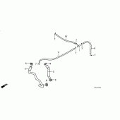 Схема вузла: Air suction valve pipe для Honda VT600 Shadow VLX