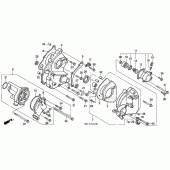 Схема вузла: Водяний насос для Honda CB1000 CB1000F