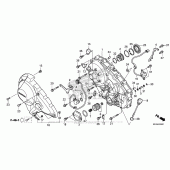 Схема вузла: Right Crankcase Cover (2) для Honda NC700