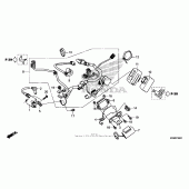 Схема вузла: Електрообладнання для Honda CRF250 CRF250R