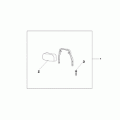 Схема вузла: Ch backrest whth для Honda VT750 Shadow Aero