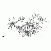 Схема узла: Выхлопная система (GL1500SEM/SEN) для Honda GL1500 Gold Wing Special Edition