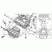 Схема узла: Картер двигателя для Honda CBR600