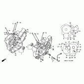 Схема вузла: Картер двигуна для Honda NT650 Deauville