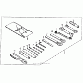 Схема вузла: Інструмент для Honda CBR1000 CBR1000F Hurricane