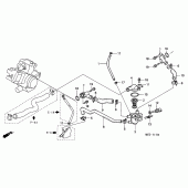 Схема узла: Труба водная для Honda XL1000V Varadero