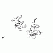 Схема вузла: Fairing pocket для Honda NT700 Deauville