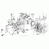 Схема узла: Электрооборудование для Honda GL1500 Gold Wing Aspencade