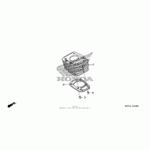 Схема вузла: Cylinder (2) для Honda CRF150 CRF150F