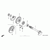 Схема вузла: Балансир для Honda CRF450 CRF450R