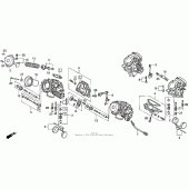 Схема вузла: Карбюратор comp. 90-93 для Honda VFR750F Interceptor