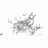 Схема вузла: Рама для Honda GL1500 Gold Wing Special Edition