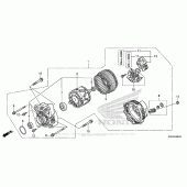 Схема вузла: Генератор для Honda GL1800 Gold Wing F6B Bagger