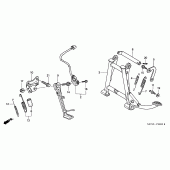 Схема узла: Подставка для Honda ST1300 Pan-European