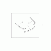 Схема вузла: Chrome trunk moul для Honda GL1800 Gold Wing