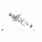 Схема вузла: Balancer для Honda XR650