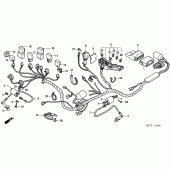 Схема вузла: Електрообладнання для Honda XL1000V Varadero