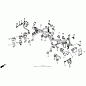Схема вузла: Cowl stay 1100 для Honda ST1100 Pan-European