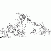 Схема вузла: Lower cowl 94-97 для Honda VFR750F Interceptor