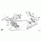 Схема узла: Throttle Body (Tubing) для Honda GL1800 Gold Wing