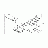 Схема вузла: Інструмент для Honda VT600 Shadow VLX