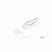 Схема вузла: Chrome billet countershaft cover trim (v design) для Honda VTX1300