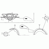 Схема вузла: Mark для Honda VT750 Shadow Deluxe