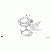 Схема вузла: Циліндр для Honda CRF150 CRF150RB