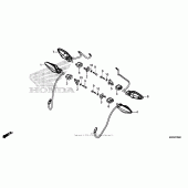 Схема вузла: Поворотники для Honda GL1800 Gold Wing Valkyrie