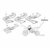 Схема вузла: Label read the manual (CR250R2-5) для Honda CR250