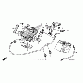 Схема вузла: Акумулятор для Honda VT1300 Sabre