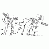 Схема вузла: Switch / cable (GL1500A) для Honda GL1500 Gold Wing Aspencade