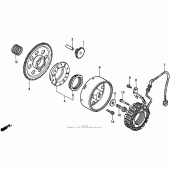 Схема вузла: Генератор для Honda VT1100 Shadow ACE