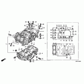 Схема вузла: Картер двигуна для Honda CTX700