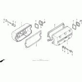 Схема узла: Клапанная крышка для Honda GL1500 Gold Wing Aspencade