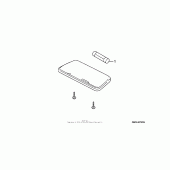 Схема узла: Trunk vanity mirror (w/light) для Honda GL1800 Gold Wing