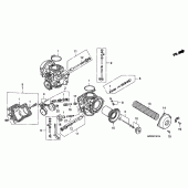 Схема вузла: Карбюратор (COMPONENT PARTS) для Honda GL1500 Gold Wing Special Edition