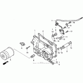 Схема узла: Transmission cover для Honda GL1500 Valkyrie Interstate