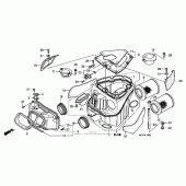 Схема узла: Воздушный фильтр для Honda RVT1000R RVT RC51