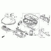 Схема узла: Воздушный фильтр (CBR900RRY,1/RE1) для Honda CBR900RR CBR929RR Fireblade