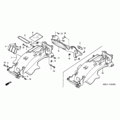 Схема узла: Заднее крыло для Honda NT650 Deauville