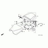 Схема узла: Сиденье для Honda CBR900RR CBR900RR Fireblade